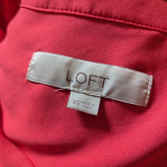 LOFT Long Sleeve Blouse Shirt XSmall - Picture 3 of 3